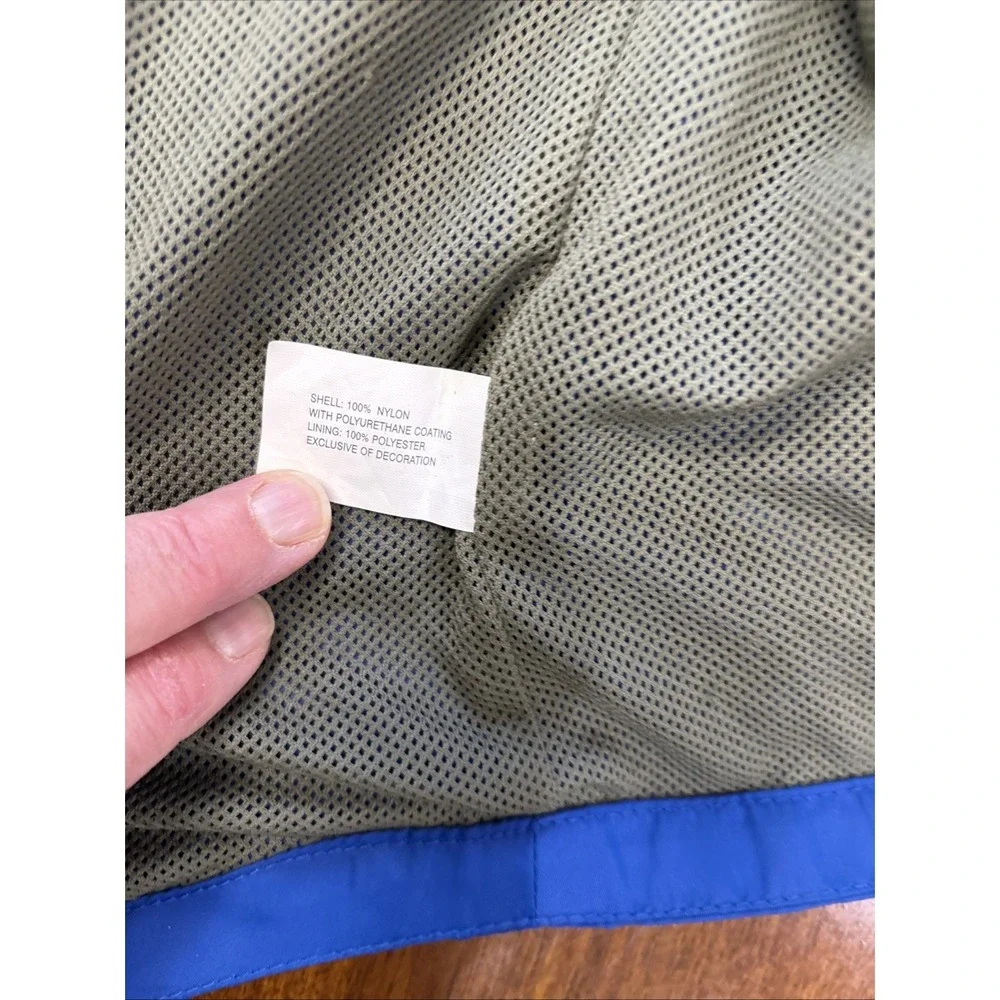 Gap‎ Boys Blue Hooded Zip Rain Jacket XXL 14-16